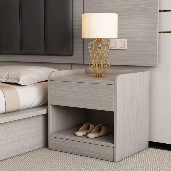 Modern Star Hotel Bedroom Wooden Furniture Finish Customization Project