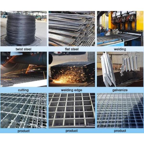 Galvanized Steel Walkway Grating Metal Steel Bar Grate For Plate And Walkway