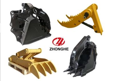 Mechanical Excavator Hydraulic Thumb Bucket Grab Bucket , hydraulic grab bucket for Excavator