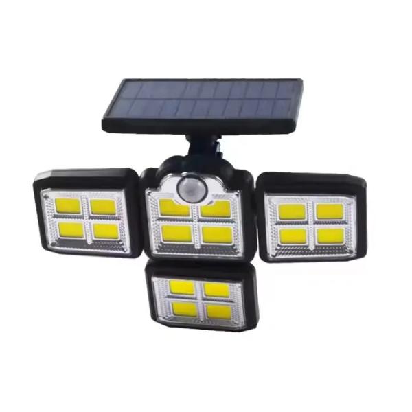 Wall Mount Solar Garage Four Heads Led Motion Sensor Security Light