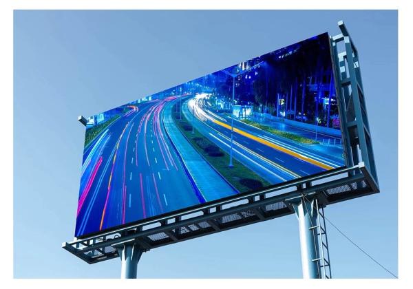 Display LED de servicio frontal electrónico a todo color con módulos magnéticos