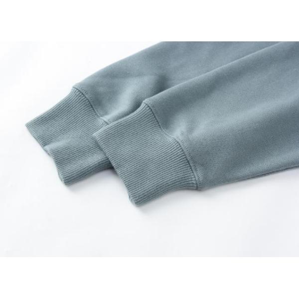 Small Order Clothing Manufacturers Men'S Sweashirt Long Sleeve Without Hood 380gsm French Terry Hoodies