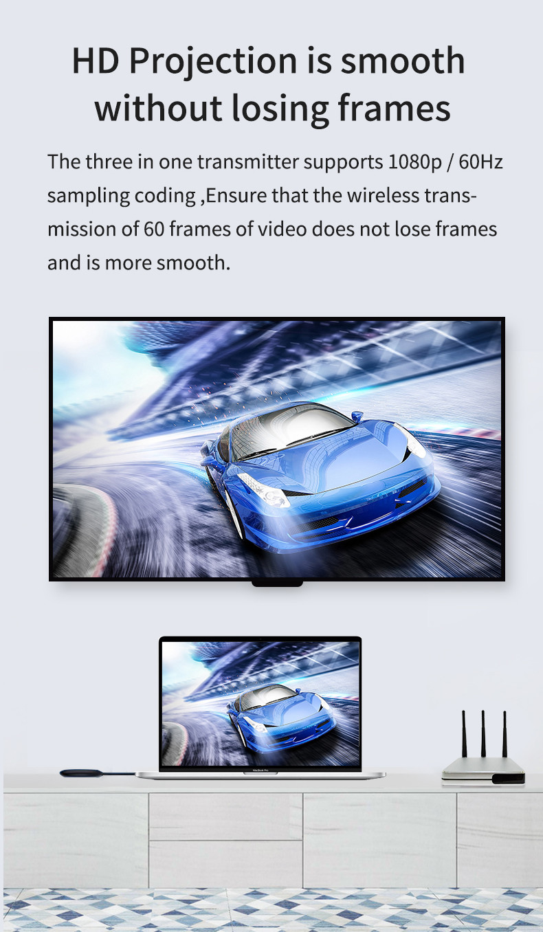 Передатчик BYOD беспроводное 3840X2160 трансляции Quickshare Hdmi для класса