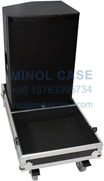 ATA Style Flight Case For EV ELX115P Powered Dual Speakers Aluminum Speakers Case