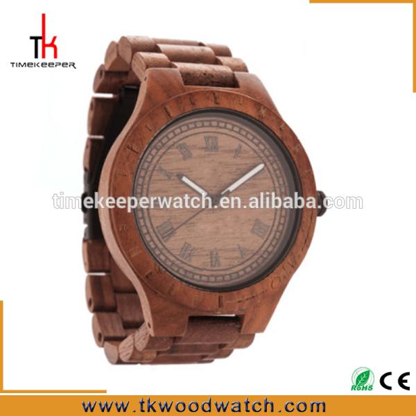 Amazon Hot selling China Factory price Japan movement wood grain watch
