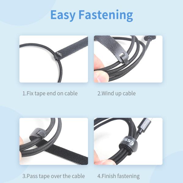 Essager Nylon Velcro Desk Cable Organizer
