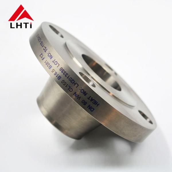 Gr2 Gr7 Gr12 Titanium Pipe Flange Long Nozzle Weld Neck Flange