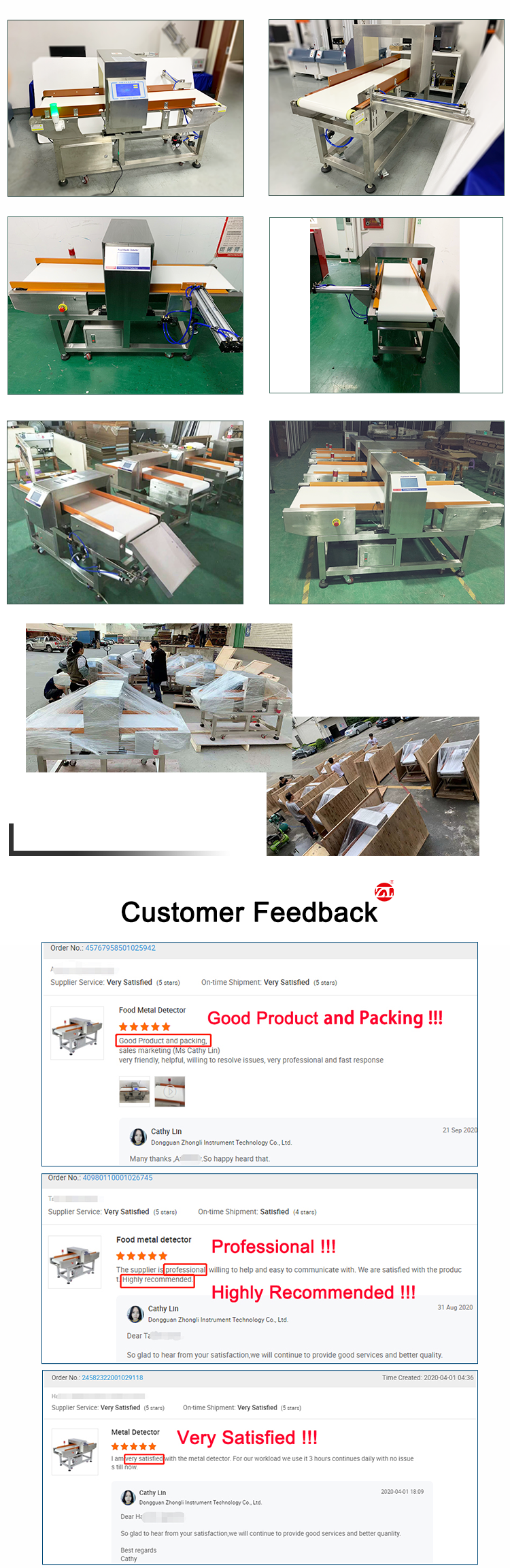 Bottles Belt Conveyor Metal Detector Machine for Water Bottling Mini Bottle Metal Detector