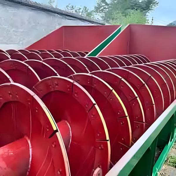 custom Efficiency Silica Sand Washer Spiral Sand Washing Plant River Sand Screw Wash Machine auger screw Conveyor Customize