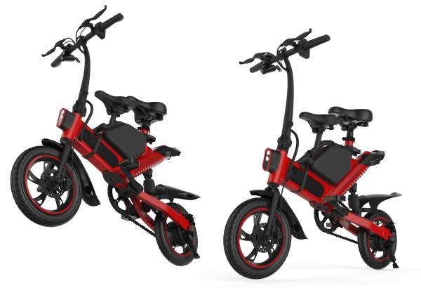 Professional Electric Powered Folding Bikes , Family Long Range Folding Motorized Bicycle CE Approved