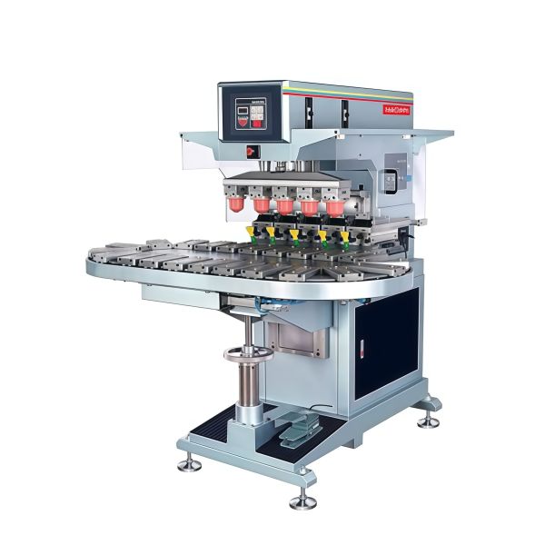 5 Colors Semi Automatic Pad Printing Machine Ink Pad Printer