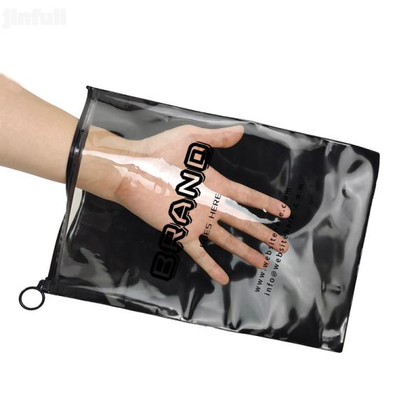 Customized Plastic Zipper Bag Rainproof PVC Printed Voltage Bag