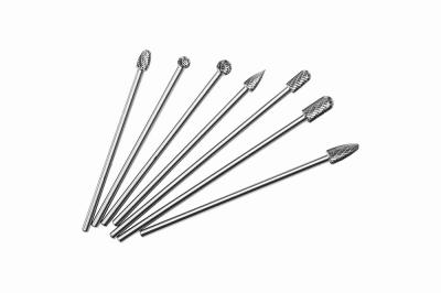 6 Long Shank Tungsten Carbide Burrs For Die Grinder Extended Standard Tungsten Burr Bits Double Cut