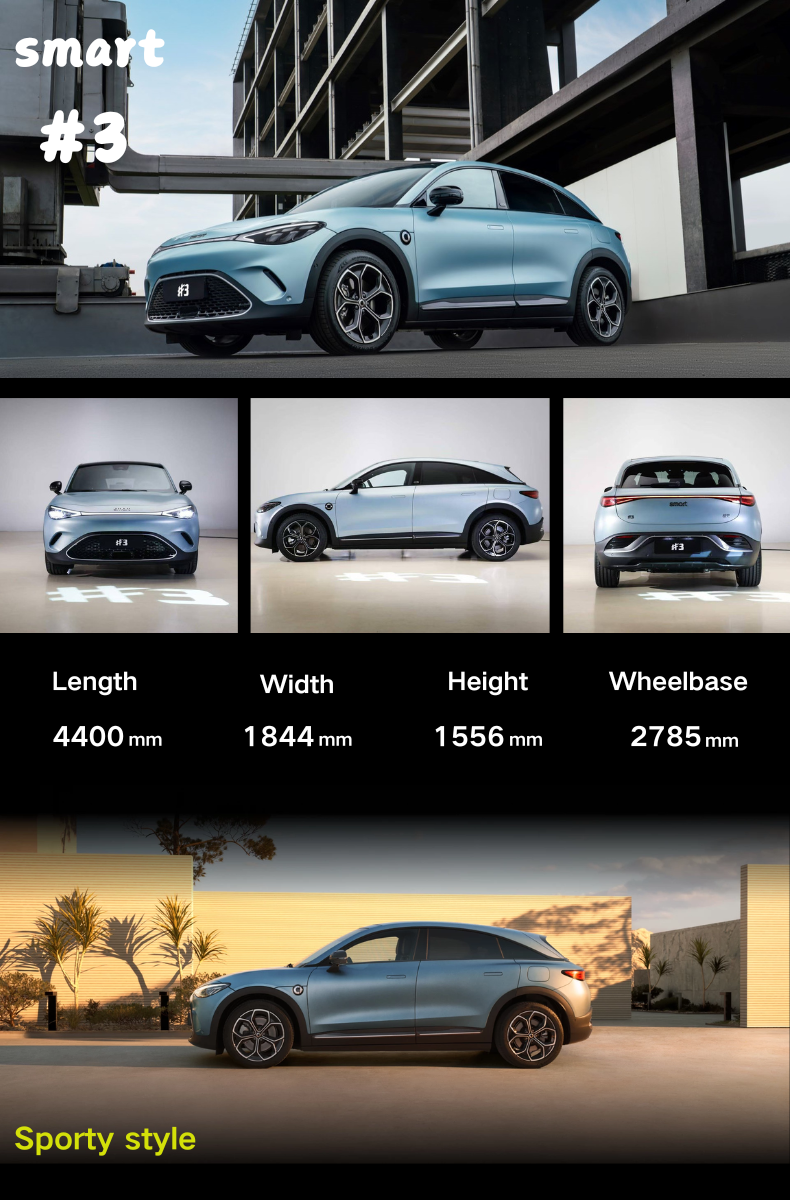 2026 Smart Elf #3 4x4 High-Power Long-Range Pure Electric SUV Made in China