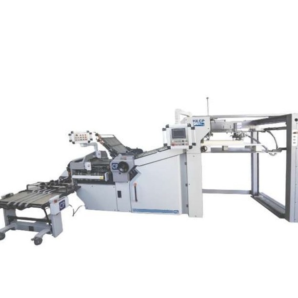 CP Gantry Pallet Folding Machine offering seamless integration with pallet trucks for fast and folding of printed sheets