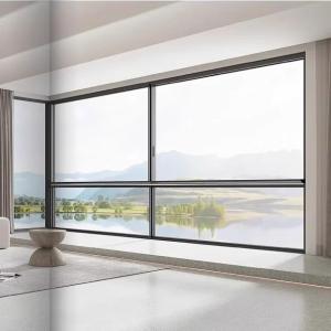 Série 130 Suspensão de Seis Pistas de Fresco Térmico Sliding Window Alumínio 6063-T6 Villa Fechada Balcão Piso A Tecto Vidro