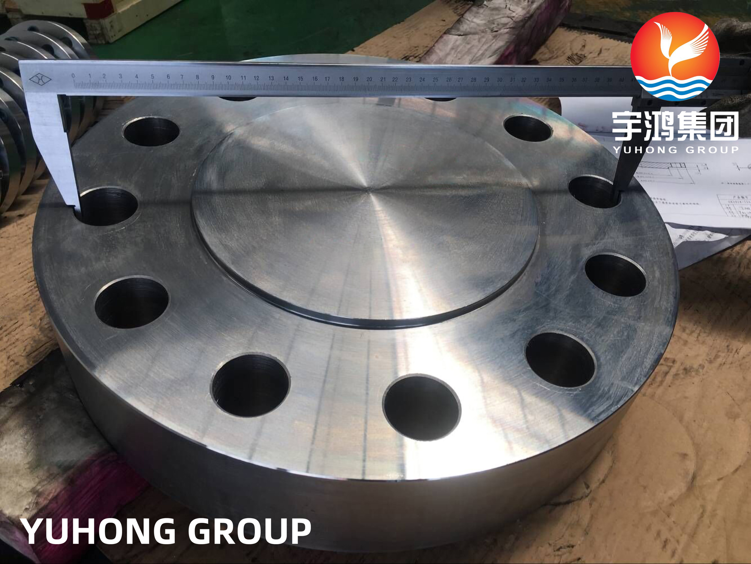 ASTM A182 F22 Alloy Steel BLRF Flange for High-Temperature Piping Systems