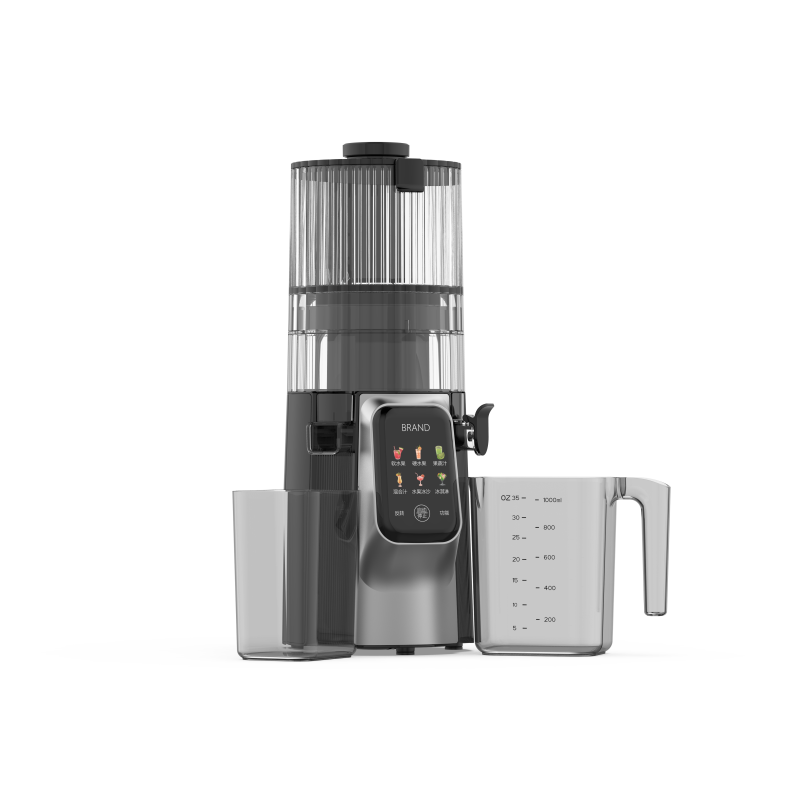 Fresh Smart HJ102D Quiet Juice Extractor, Reverse Anti-Clog Wide Mouth Squeezer