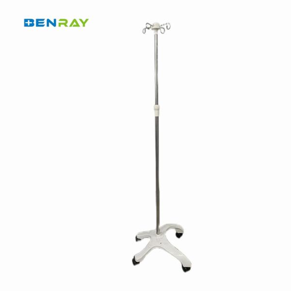 Fábrica barata 5 Casters de acero inoxidable Stand de goteo móvil