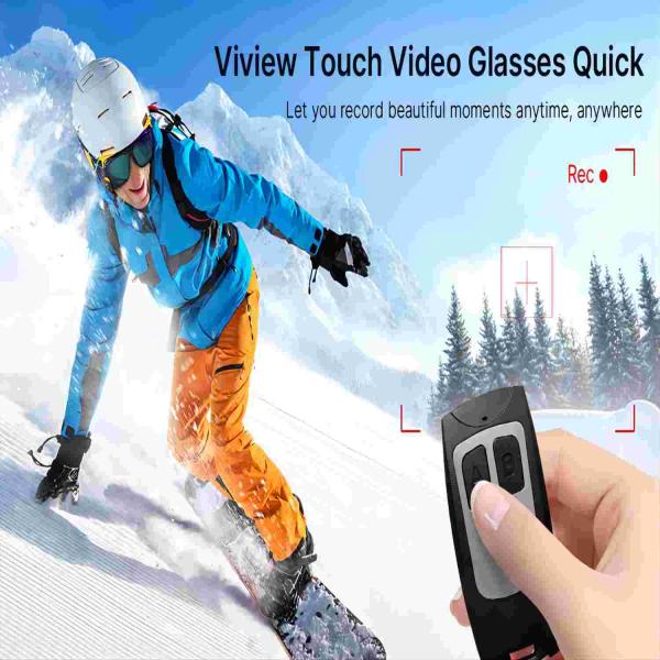 Hidden Security Cameras Video Recording Safety Glasses 1080P HD Wireless