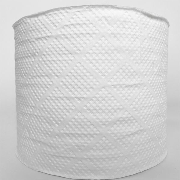 Biodegradable Bamboo Toilet Paper Tissue Roll Unbleached Comfortable Soft Home Use Plain Embossing