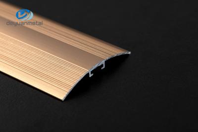 T6 Aluminium Flooring Profiles Threshold Strip Transition Trim Laminate Carpet For Hotal Decoration
