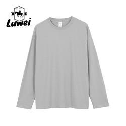 Fabricante Ginásio lavado 230g Espessado Manga longa pescoço redondo 100% algodão suéter de grande porte Streetwear Hoodie
