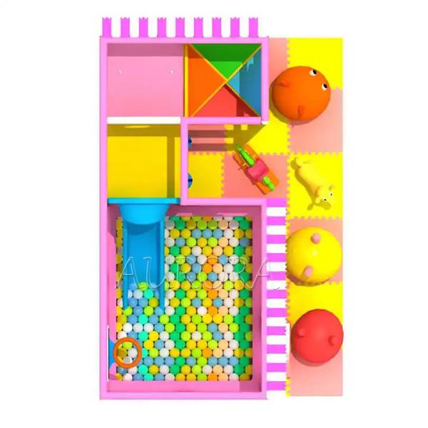Factory Maze Commercial Kids Pink Candy Theme Indoor Playground Equipment