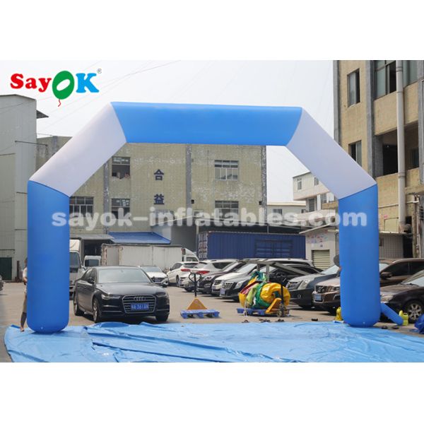 Inflatable Finish Arch 8*5m Oxford Fabric Inflatable Start Finish Line Arch For Promotion