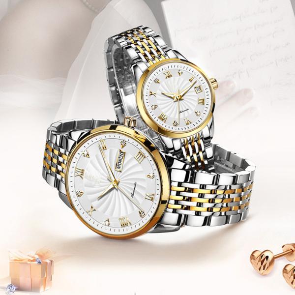 Diamond Waterproof Woman Modern Sophisticate Watch Mechanical Business
