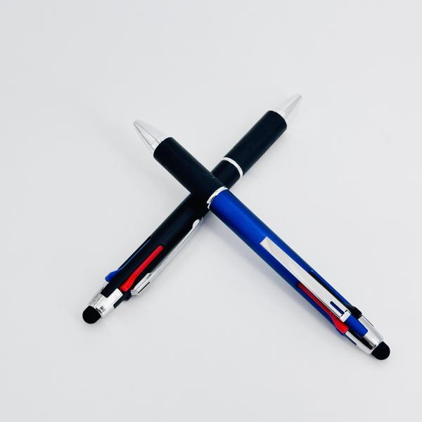 4 Colors In 1 Capacitive Ballpoint Pen 0.5mm Press Multi-functional Ball Pen For Office School