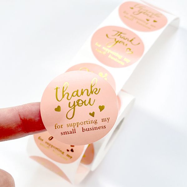 High-Quality Personalized Thank You Stickers Designs  for Small Businesses