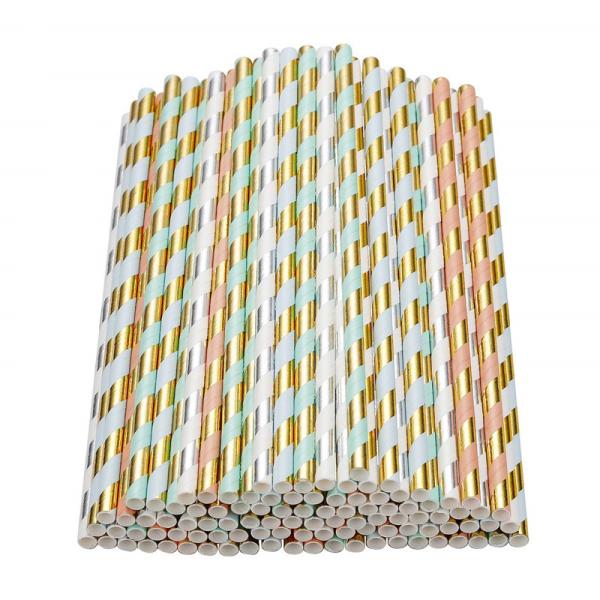 Соломы сусального золота слон бумажные, эко- дружелюбные бумажные соломы для ресторанов