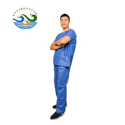 Single-use Protector Surgical Scrub Shirt And Pant Disposable Scrub Suit Nurse Gown Disposable