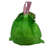 Largo contenedor de basura desechable Liner Color personalizado dibujar cadena bolsa de basura
