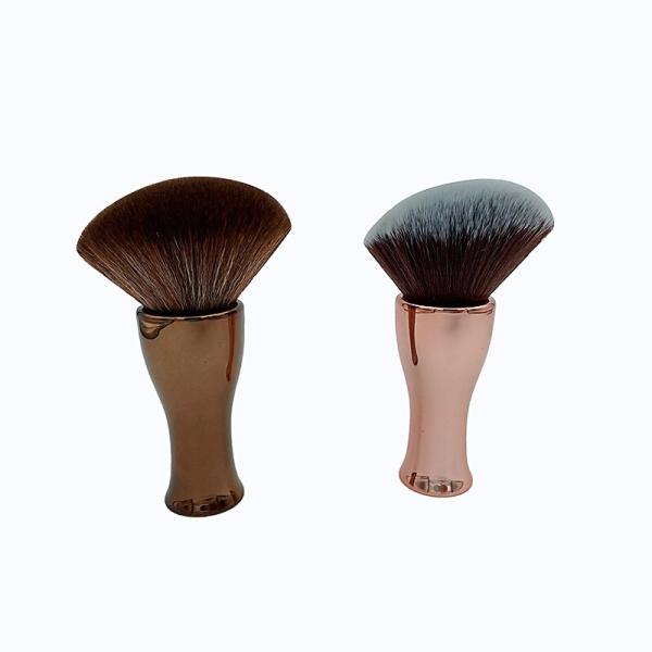 ISO9001 2pcs Synthetic Hair Kabuki Cosmetic Brushes