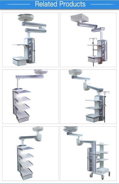 Ceiling Mounted Medical Pendant Systems Single Arm With Gas Terminal