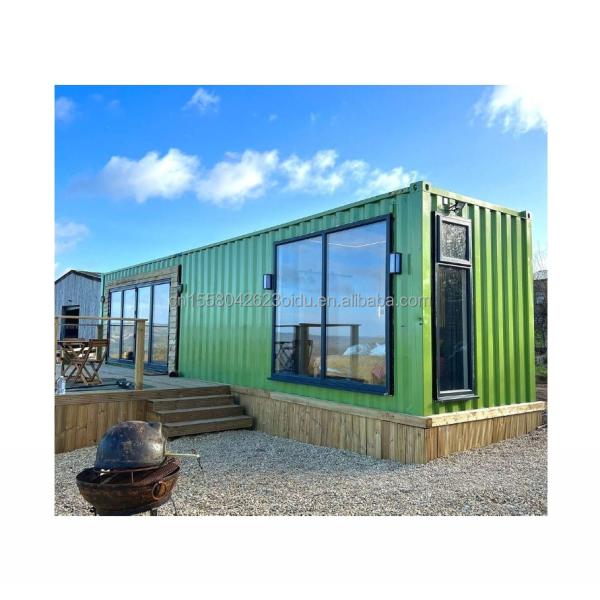 50/75/100mm Panel Sandwich de onda Pared Diseño personalizable 40 pies Casa de contenedores de envío modificada para vivir o vacacionar