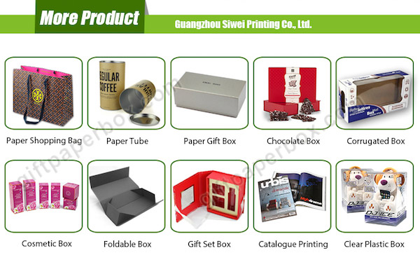 Многоразовый мешок подарка бумаги цвета слоновой кости печатания для косметический упаковывать внимательности кожи
