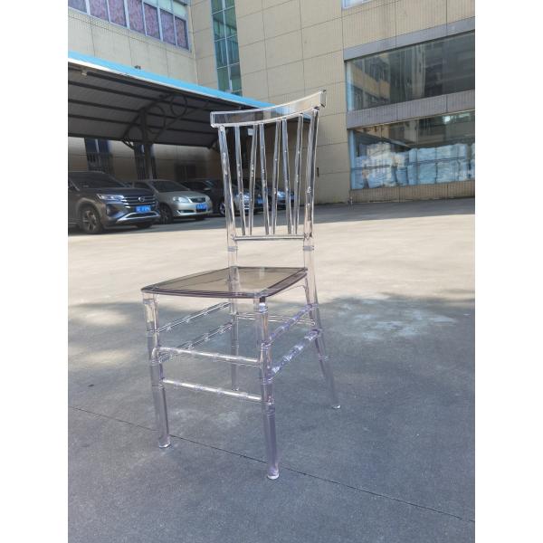 Durable Stackable Resin Chiavari Chair 25.5 Inches Arm Height For Home