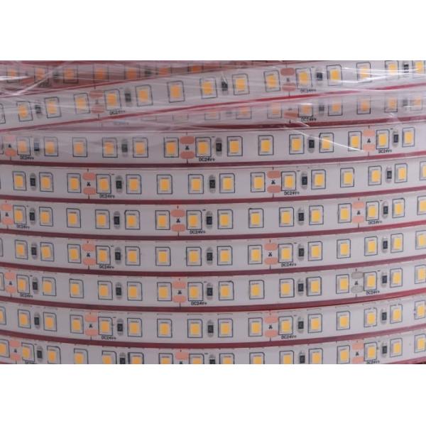 Bande lumineuse LED décorative DC24V, vente chaude, blanc/blanc chaud, SMD5050RGBW, lumière flexible de sécurité