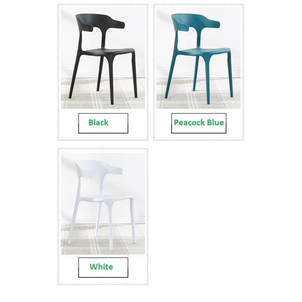 Windsor Restaurant plastic dining chair personality creative leisure chair office meeting discussion chair
