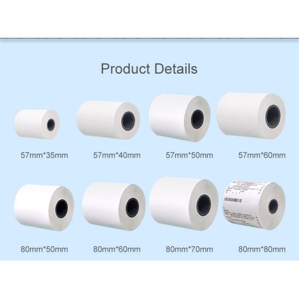 2 1/4 Inch POS Receipt Paper 3 1 /8 Inch Thermal Printing Paper Roll