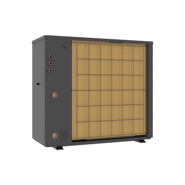 R32 220V 16KW Inverter Monoblock Air To Water Heat Pump With Instant Tankless Storage