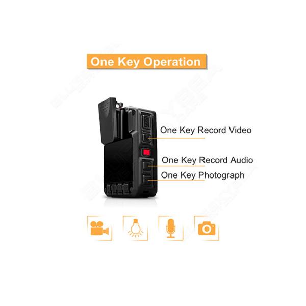 Peso leve opcional Wearable de controle remoto de WIFI GPS das câmeras do corpo