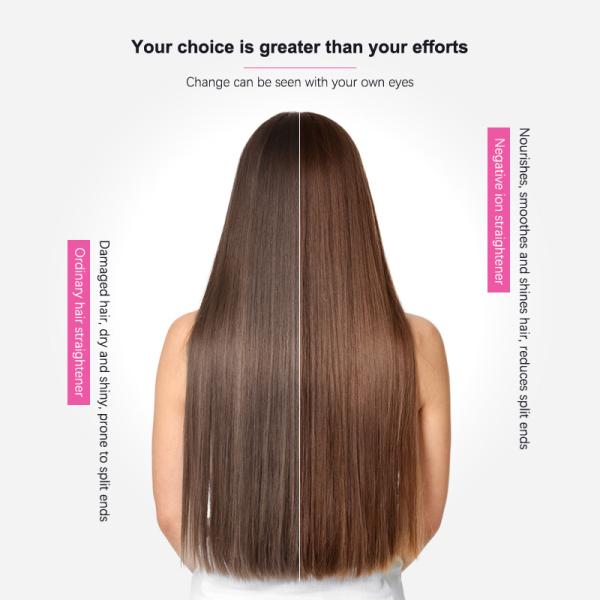 утюг керамического титана 410F плоский ручка 1 дюйма резиновая с меткой частного назначения