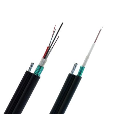 48 Core Direct Buried Armored Fiber Optic Cable For Pipeline Construction
