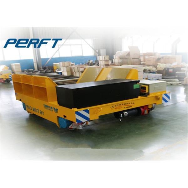 PLC System Remote Controlled Battery Motorized Steel Coil Transfer Car on Rails for Aluminum Coiling Plant