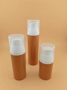 Bouteille cosmétique à pompe transparente sans air en plastique de 15 ml, 30 ml
