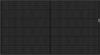 300w 36.2V Panes solares fotovoltaicos negros Panel solar policristalino